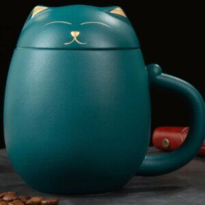 NIB Sinomugs Cat Coffee or Tea Mug